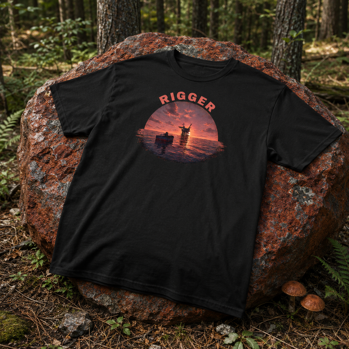 Rust Game "RIGGER" T-Shirt Offliner