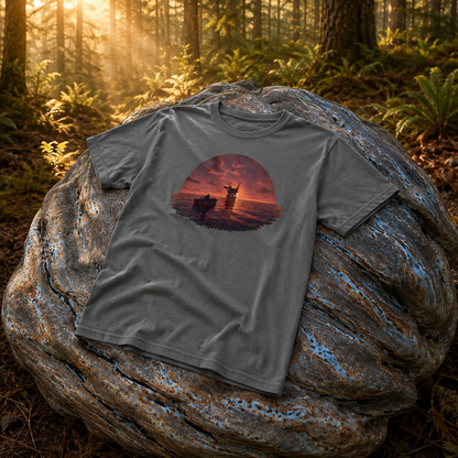 Rust Game Oil Rig T-Shirt Offliner