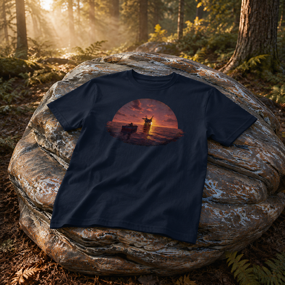 Rust Game Oil Rig T-Shirt Offliner
