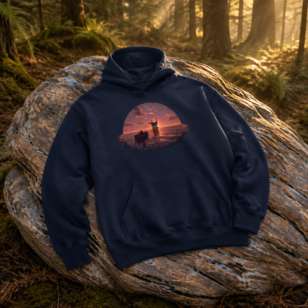 Rust Game Oil Rig Hoodie Offliner