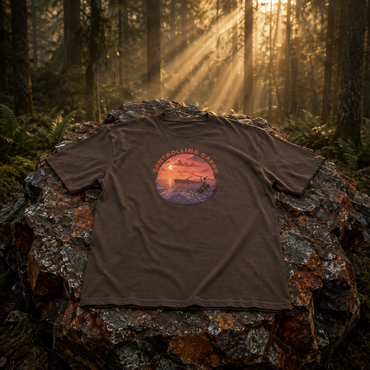 Rust Game "CONTROLLING CARGO" T-Shirt Offliner