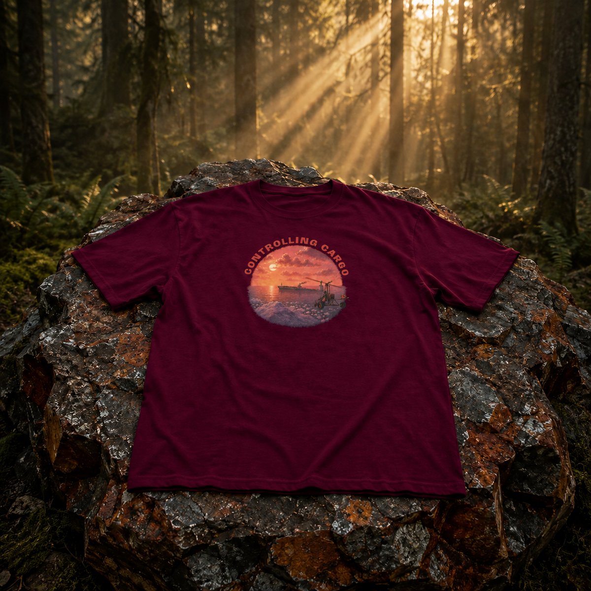 Rust Game "CONTROLLING CARGO" T-Shirt Offliner