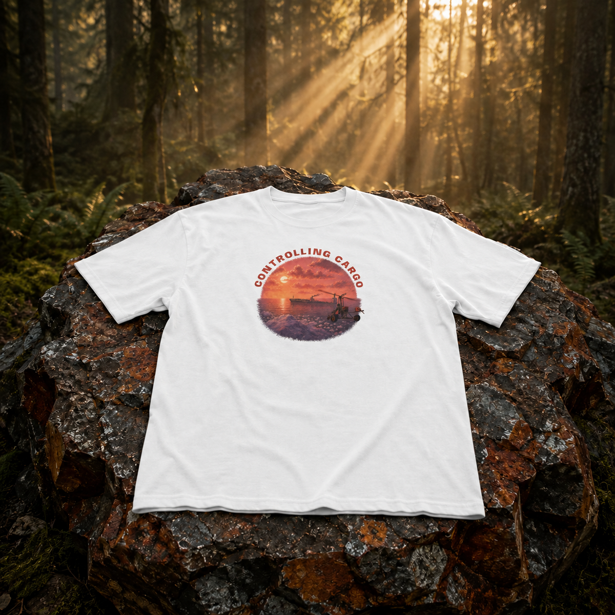 Rust Game "CONTROLLING CARGO" T-Shirt Offliner