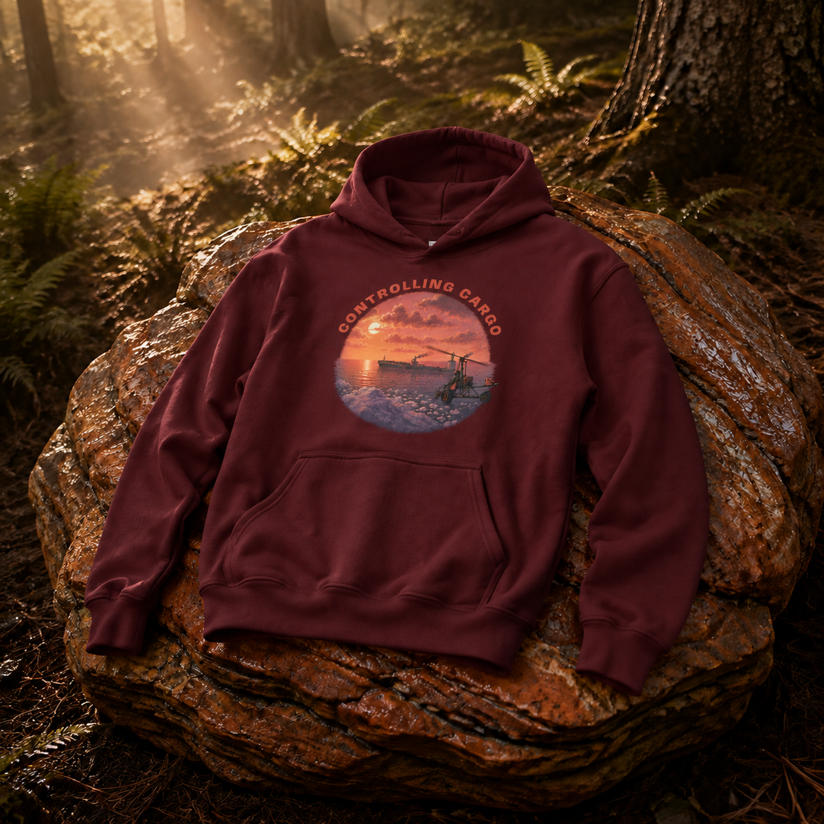 Rust Game "CONTROLLING CARGO" Hoodie Offliner