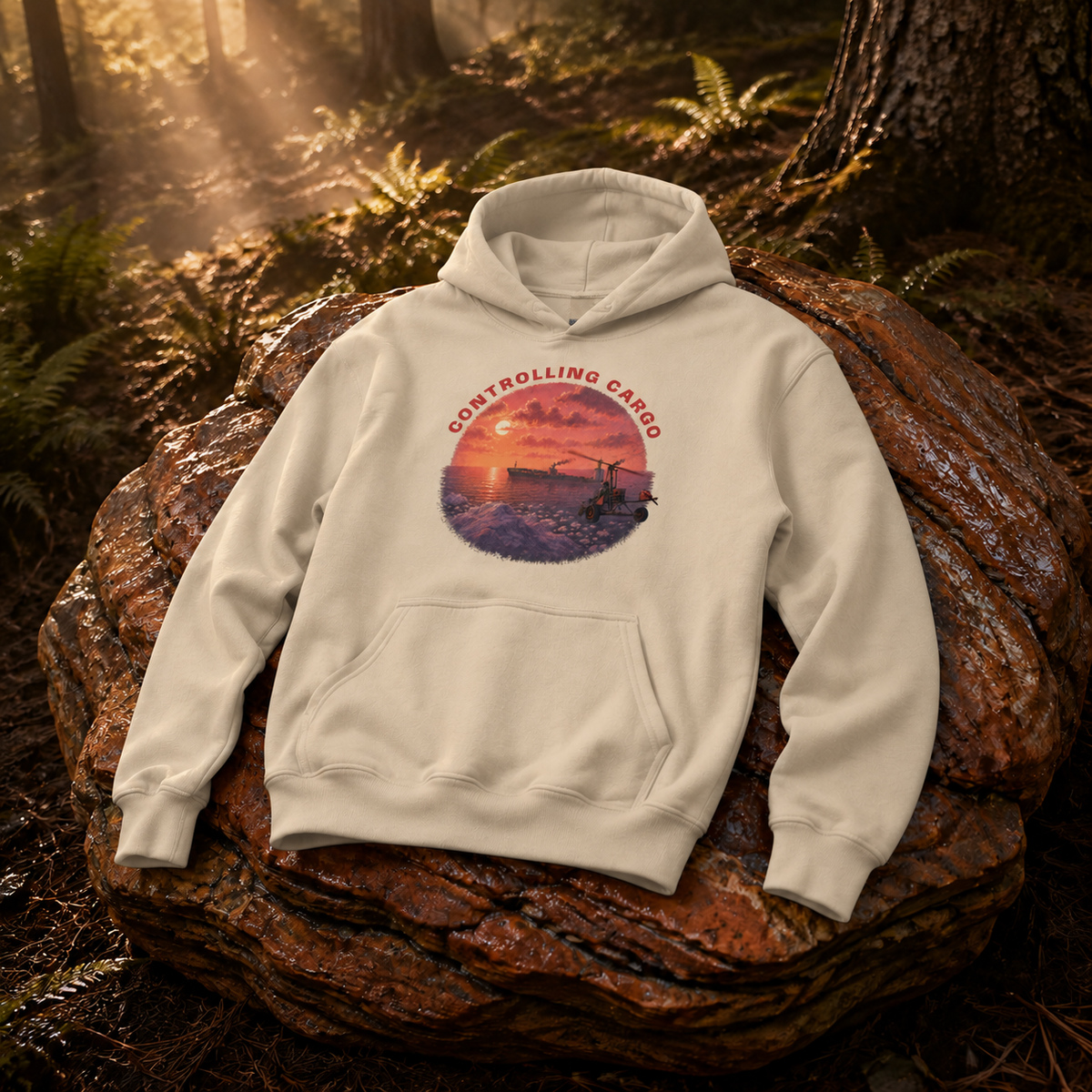 Rust Game "CONTROLLING CARGO" Hoodie Offliner