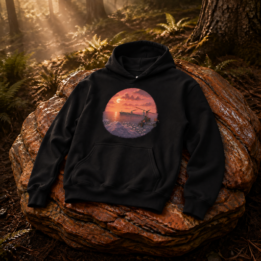 Rust Game Cargoship Minicopter Hoodie Offliner