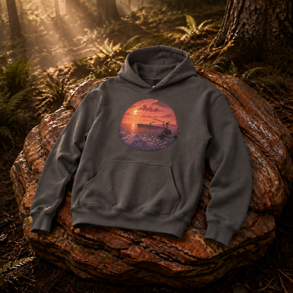 Rust Game Cargoship Minicopter Hoodie Offliner