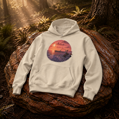 Rust Game Cargoship Minicopter Hoodie Offliner