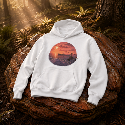 Rust Game Cargoship Minicopter Hoodie Offliner