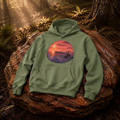 Rust Game Cargoship Minicopter Hoodie Offliner