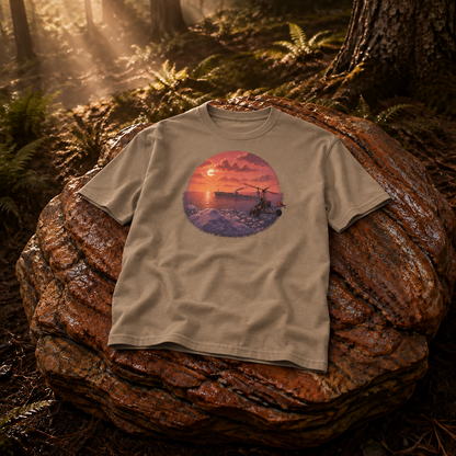 Rust Game Cargoship Minicopter T-Shirt Offliner
