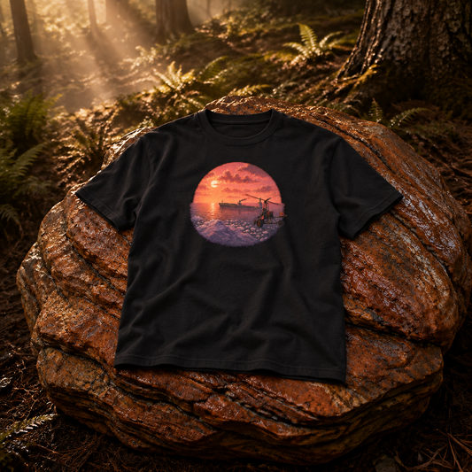 Rust Game Cargoship Minicopter T-Shirt Offliner