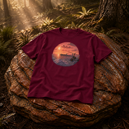 Rust Game Cargoship Minicopter T-Shirt Offliner