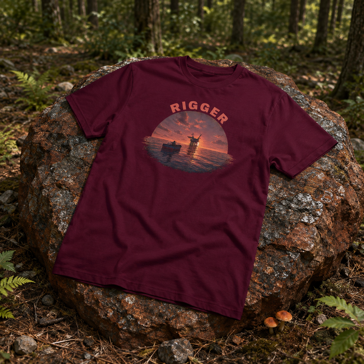 Rust Game "RIGGER" T-Shirt Offliner