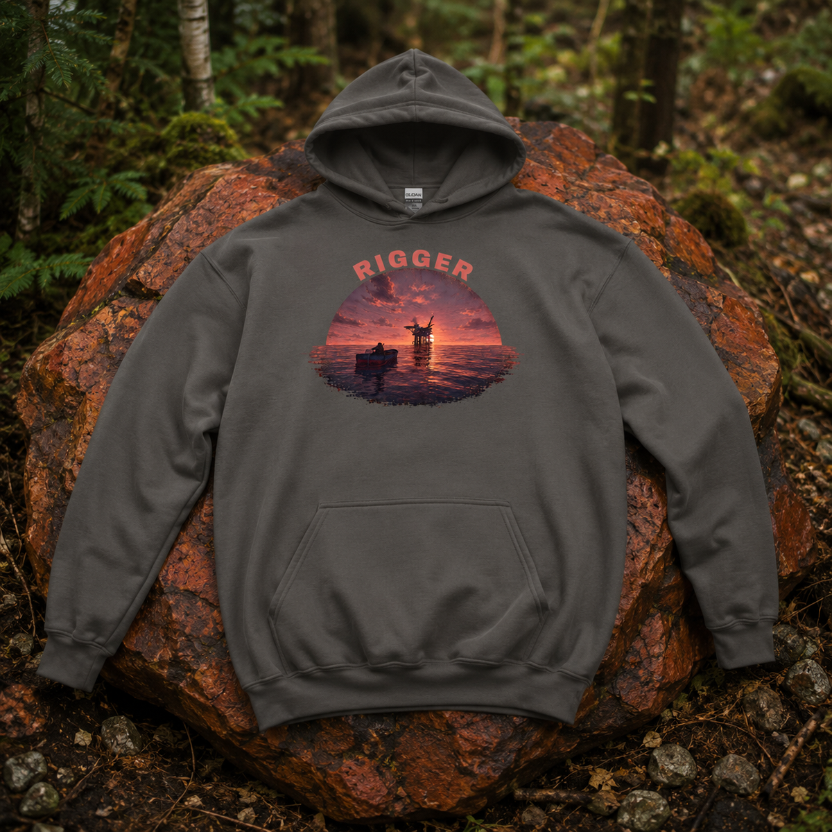 Rust Game "RIGGER" Hoodie Offliner